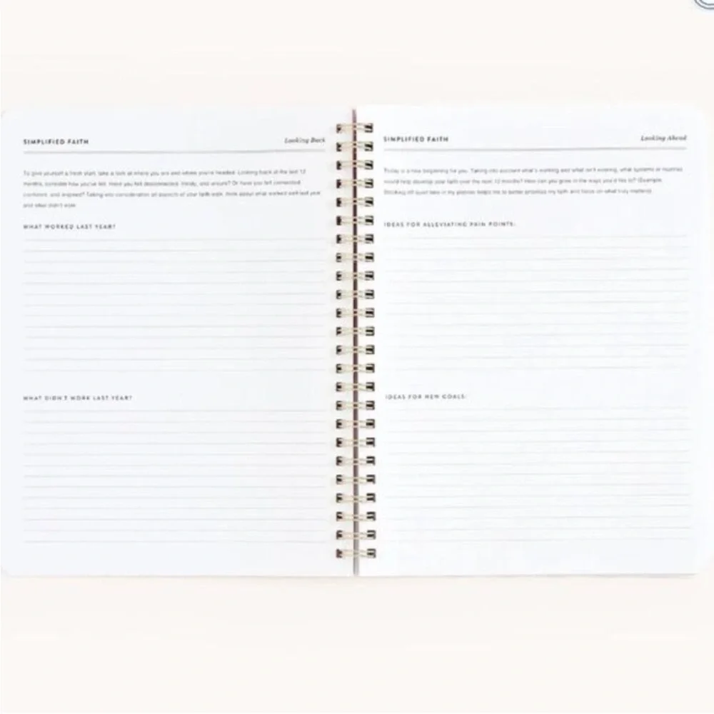 Simplified by Emily Ley Bees in Bloom Planner Pouch and Faith Workbook NWT